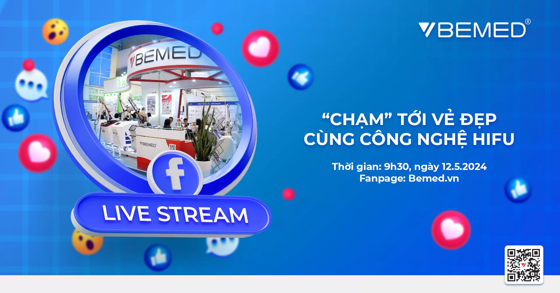 Livestream - Chạm tới vẻ đẹp c&ugrave;ng c&ocirc;ng nghệ Hifu