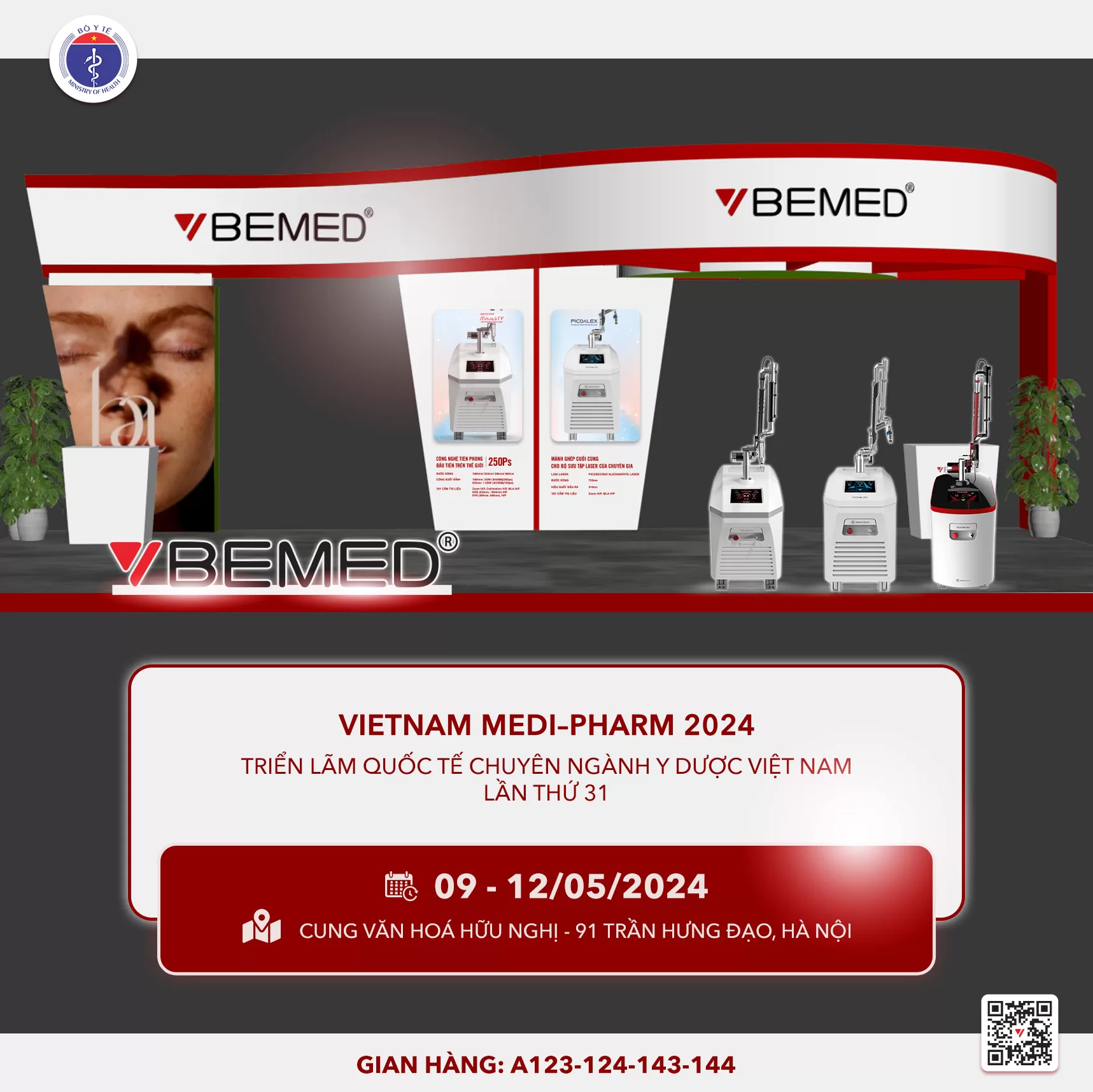 Bemed h&acirc;n hạnh tham gia Triển l&atilde;m Medi pharm 2024