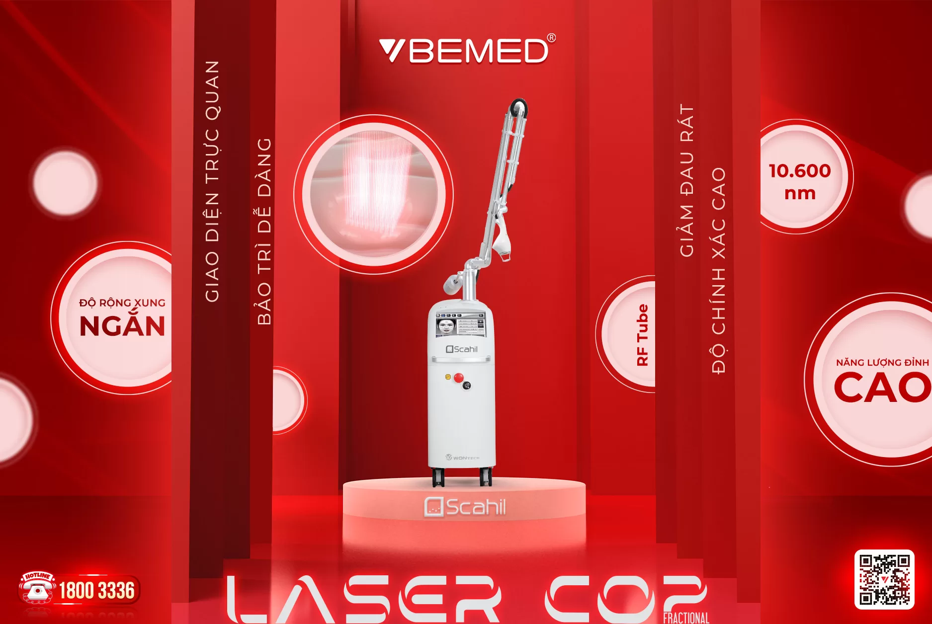 Thiết bị điều trị rạn da do Bemed ph&acirc;n phối