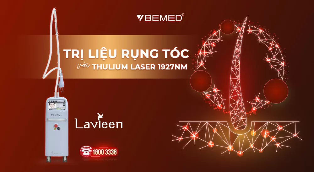 Điều trị rụng tóc với Lavieen thulium