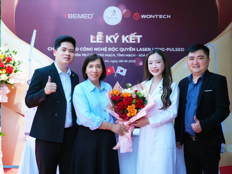 BEMED Chuyển Giao Laser Long Pulsed Nd:YAG Đến Royal Vinh