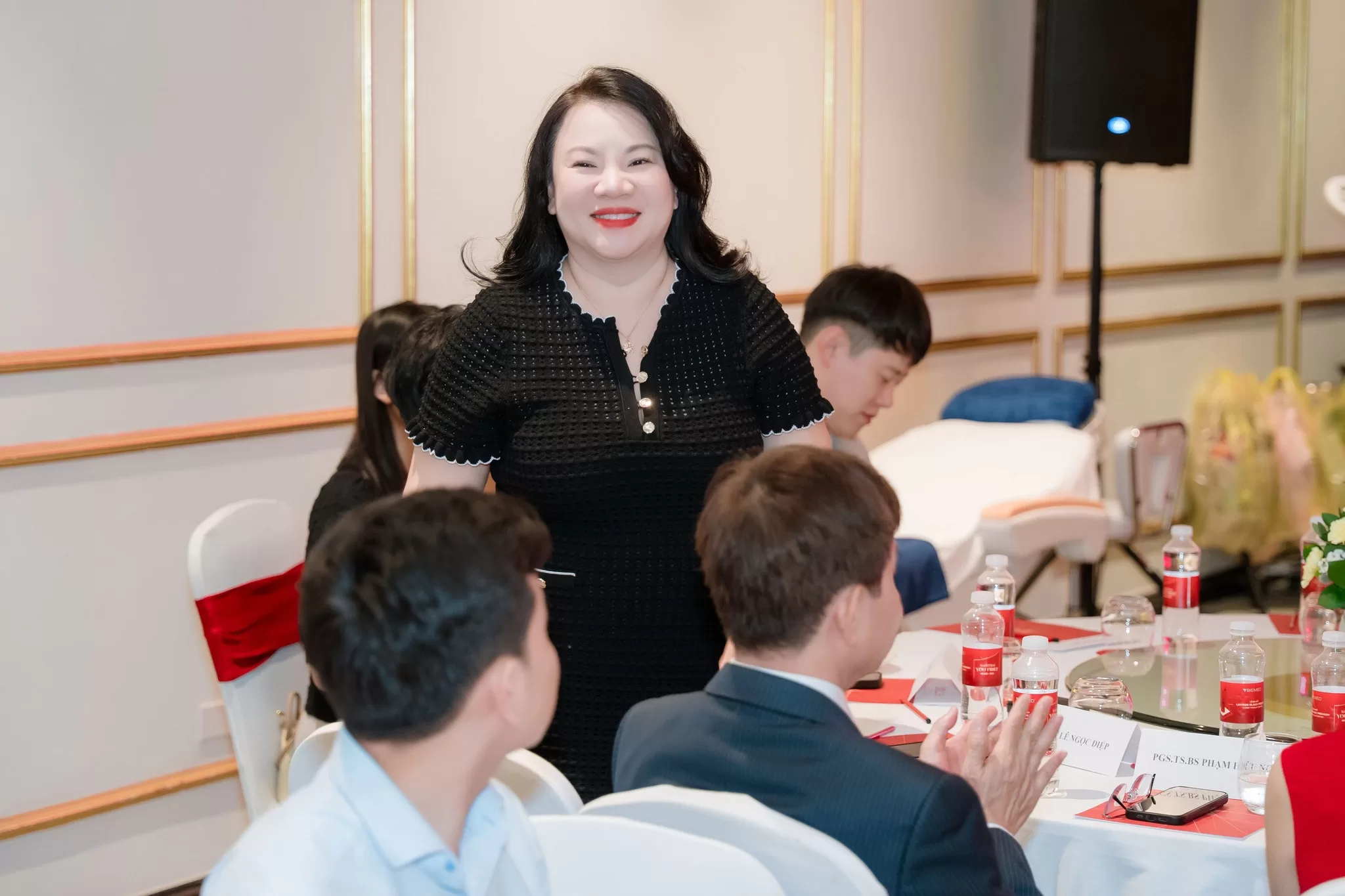 PGS.TS.BS L&ecirc; Ngọc Diệp chia sẻ tại sự kiện