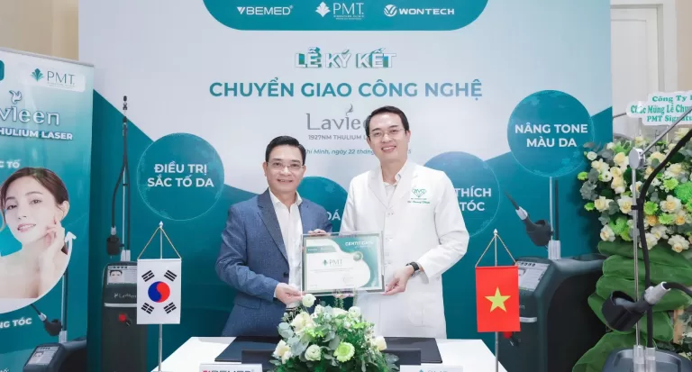 Eva.vn I BEMED chuyển giao Lavieen Thulium Laser 1927nm đến PMT Aesthetic Clinic