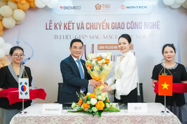 BEMED chuyển giao thiết bị Mercury đến Thu Clinic & Spa