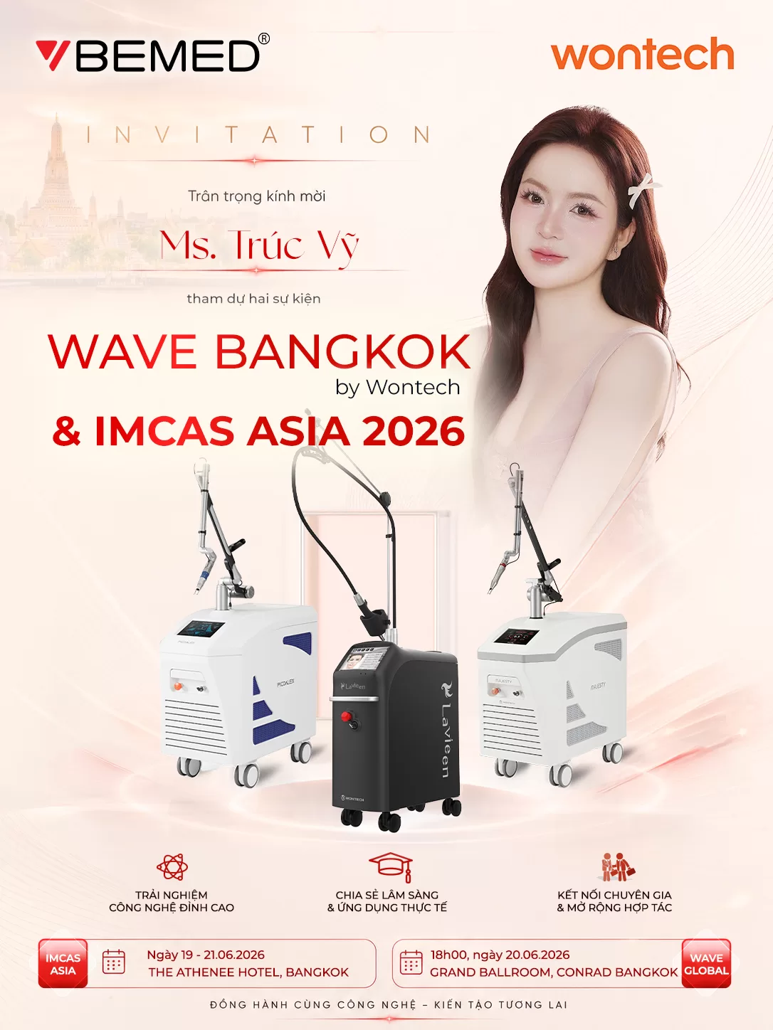 Ms. Tr&uacute;c Vỹ - Đại diện cho thế hệ nữ l&atilde;nh đạo trẻ, bản lĩnh v&agrave; lu&ocirc;n t&igrave;m kiếm những đột ph&aacute; y khoa để tối ưu h&oacute;a hiệu quả điều trị.