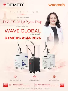  PGS.TS.BS L&Ecirc; NGỌC DIỆP - Kh&aacute;ch mời danh dự đồng h&agrave;nh c&ugrave;ng BEMED tại chuỗi sự kiện thẩm mỹ đỉnh cao thế giới.