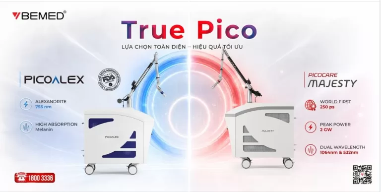 Bộ Đ&ocirc;i Laser True Pico từ BEMED: Đột Ph&aacute; Điều Trị Sắc Tố Chuẩn Y Khoa