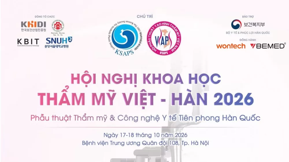 BEMED đồng hành cùng Hội nghị Khoa học Thẩm mỹ Việt - Hàn 2026 (KBIT 2026) tại Bệnh viện 108