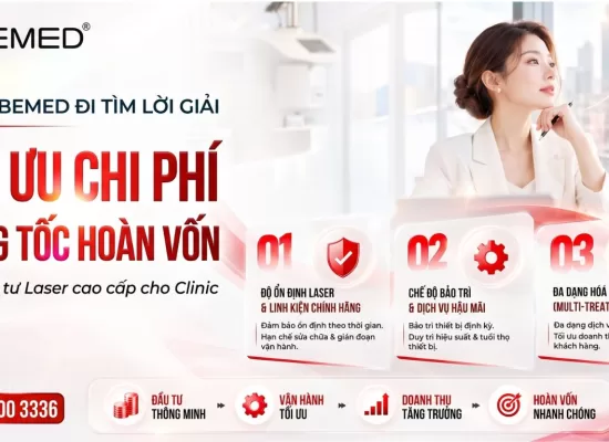 Tư vấn chi ph&iacute; vận h&agrave;nh cho clinic từ BEMED