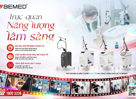 Trực quan năng lượng laser c&ugrave;ng BEMED